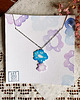 naszyjniki - inne Wyrazisty naszyjnik z motywem kwiatowym - kolorowa biżuteria handmade boho 1
