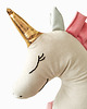poduszki do pokoju dziecka Jednorożec UNICORN poduszka - beżowy z różową grzywą 1