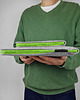 etui na laptopa ETUI NA LAPTOPA filcowe zielony zamek 6