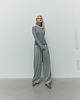 spodnie materiałowe damskie Spodnie Wonder grey melange 6