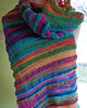 szale damskie UNIKAT szal-kameleon "Rainbow" 3