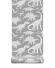 naklejki ścienne do pokoju dziecka TAPETA w rolce - DINO GREY 2