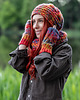 czapki damskie Czapka MERINO 100% This is it "Przygaszone Czerwienie" 5
