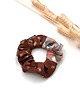 gumki do włosów Scrunchie/frotka 100% Jedwab Patchwork 2