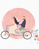 zaproszenia i kartki na ślub JUST MARRIED! Kartka ślubna od PIESKOT 1