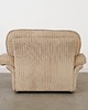 fotele Fotel kremowy Soffio, włoski design, lata 70, produkcja: Doimo 2