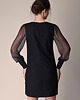 sukienki mini damskie Pitch black dress - elegancka czarna sukienka mini 2