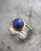 pierścionki złote Pierścionek srebrny z Lapis lazuli z kolekcji Modern, złocony 5