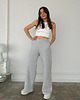 spodnie dresowe damskie Spodnie dresowe Ease light grey 3