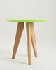 meble - stoły i stoliki - stoliki kawowe Stolik OSLO 50 - zielony, jesion 1