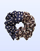 gumki do włosów Scrunchie brąz mama i córka 1