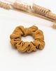 gumki do włosów Scrunchie/frotka dzianina musztarda 2