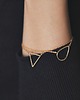 bransoletki złote 16k Gold Plated Triangle Bracelet 4