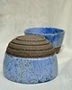 kubki Czarka ceramiczna błękitno-szara 3