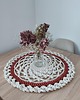 obrusy i serwetki Serweta szydełkowa ze sznurka 60cm 4