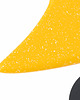 stołki Mini Jet Yellow & White Melange 2