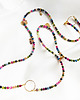 korale Boho Mystic Colors- NASZYJNIK Turmalin, kolorowe kamienie 3