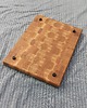 deski do krojenia i tace Dębowa deska do krojenia w stylu End Grain. Sztorcowy blok do krojenia. 6