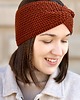 opaski do włosów Opaska turban - Ciemna Miedź 1