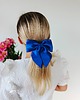 spinki i klamry do włosów Kokarda spinka klamra jedwabna royal blue 100% jedwabna 22 momme 1