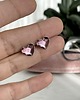 kolczyki swarovski Kolczyki - kryształy Swarovski -Antyczne serca 1