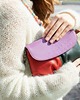 torby na ramię Kopertówka skórzana unikatowa torebka damska handmade upcycling OLIVKA 1