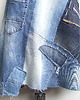 spódnice maxi Patchworkowa spódnica jeans r. 1
