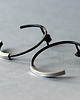kolczyki wire wrapping Duże srebrne kolczyki koła otwarte 1