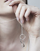 wisiory WAVES Circle / silver necklace 3
