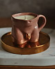 świece zapachowe Świeca sojowa ADAM ART GOLD CERAMICZNA Z USZKIEM 140 ML 4