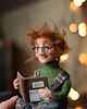 figurki i rzeźby Elf Mol Książkowy - Waldorf toys 2