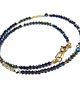 chokery Spinel navy blue  and green /choker/ Szlachetna kolekcja 1