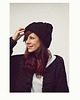 czapki damskie Czarna czapka beanie handmade z wełną 1