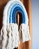 karuzele i girlandy do łóżeczka Tęcza ze sznurka morski niebieski 1