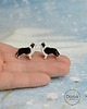 kolczyki ceramiczne Border collie - ceramiczne kolczyki 2