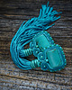 kolczyki soutache Turkus- kolczyki sutasz z chwostami 4