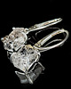 kolczyki srebrne Kolczyki srebrne diamond- herkimery 4