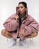 kurtki damskie Kurtka typu bomber oversize dusty pink 6