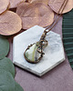 wisiory Miedziany wisiorek wire wrapping z amazonitem #233 3