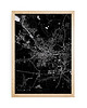 plakaty Mapa Gliwic,  Plakat Gliwice,  Mapy miast 2