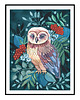 plakaty Owl ilustracja drukowana 4