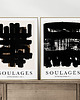 plakaty Zestaw plakatów -  Soulages balck and white 2