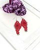 kolczyki soutache Czerwone kolczyki soutache - kolekcja Lady in Red 3