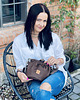 torby na ramię Mała torba worek "Mili Bucket Bag" - czekoladowy brąz 3