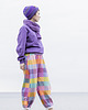 bluza bez kaptura damska Fioletowa Bluza bez kaptura 3