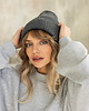czapki damskie Czapka Gentle Cashmere Szary Grafit 1
