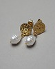 kolczyki pozłacane Kolczyki pozłacane Pearls /white/ perły vol. 16   1