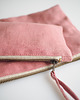 kosmetyczki Lniana kosmetyczka DUSTY PINK 3