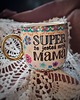kubki Ręcznie malowany kubek dla mamy SUPER MAMA 5