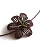 chokery Brązowa lilia - naszyjnik choker 3
